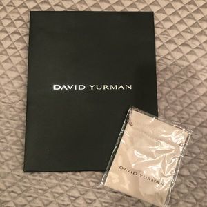 David Yurman bag and shopping bag